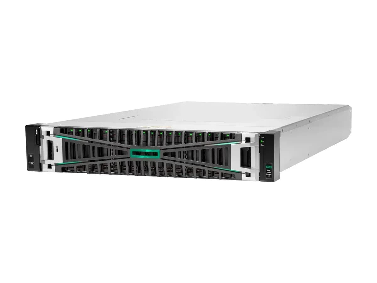 Система блочного зберігання HPE Alletra Storage MP B10000, вигляд спереду під кутом