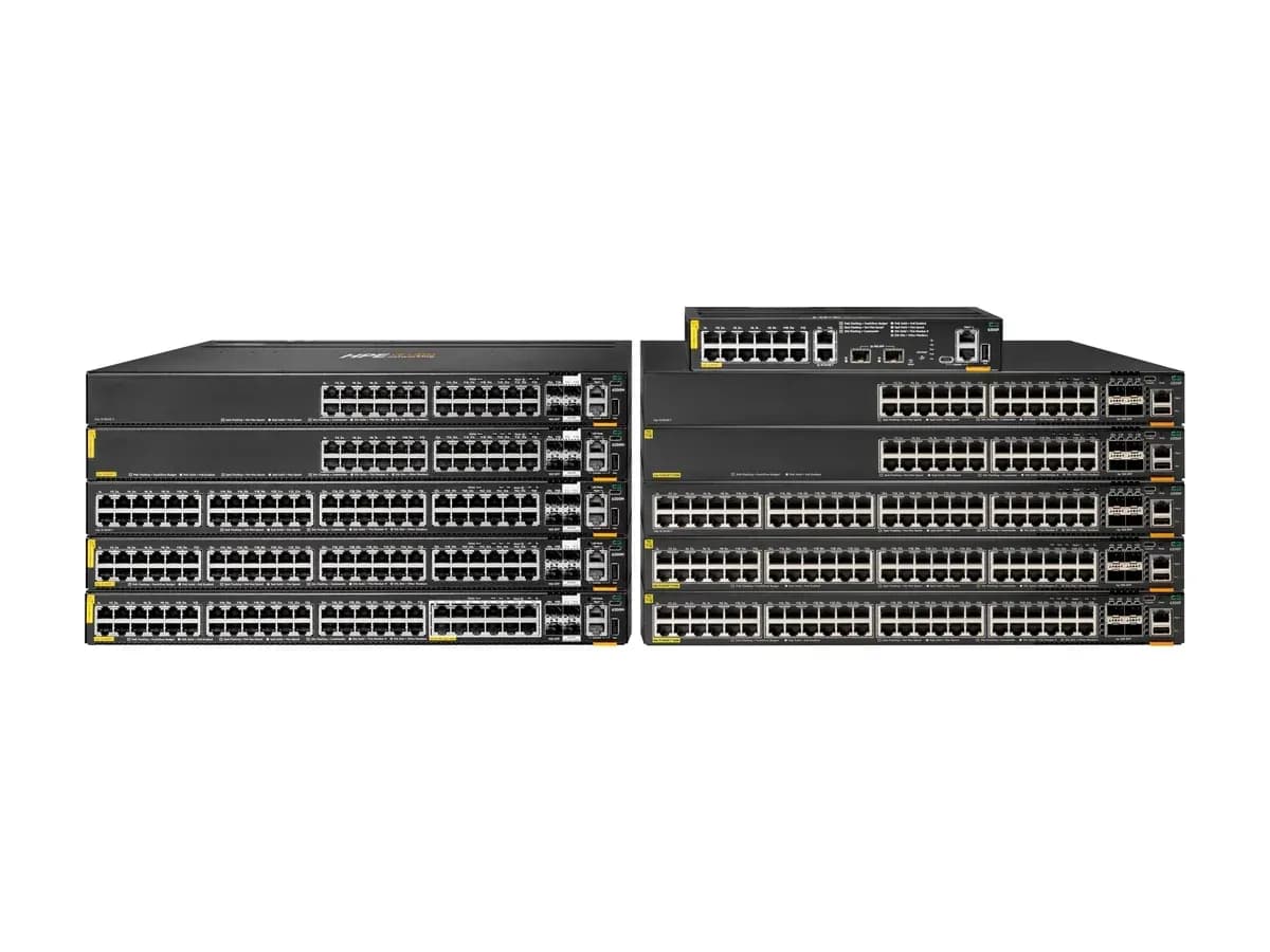Моделі комутаторів доступу HPE Aruba Networking CX 6200F і CX 6200M