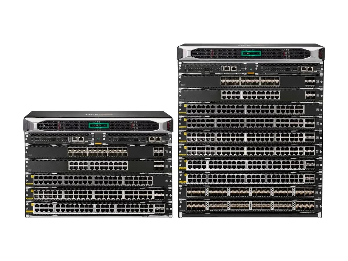 Модульні шасі-комутатори HPE Aruba Networking CX 6405 і CX 6410