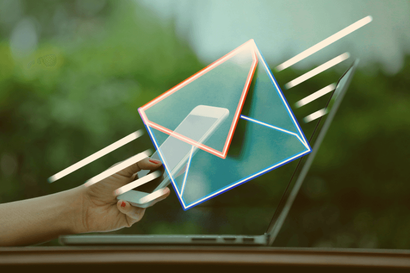 Professional communication with a corporate email service