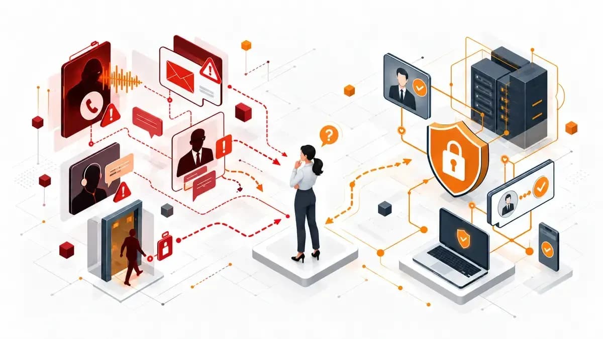 Social engineering attacks targeting SMBs: vishing, BEC, fake IT support calls and tailgating
