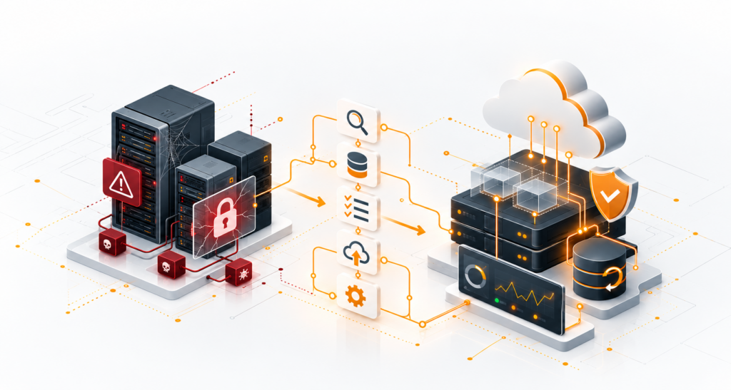 Fiziksel sunucudan VPS'e geçiş